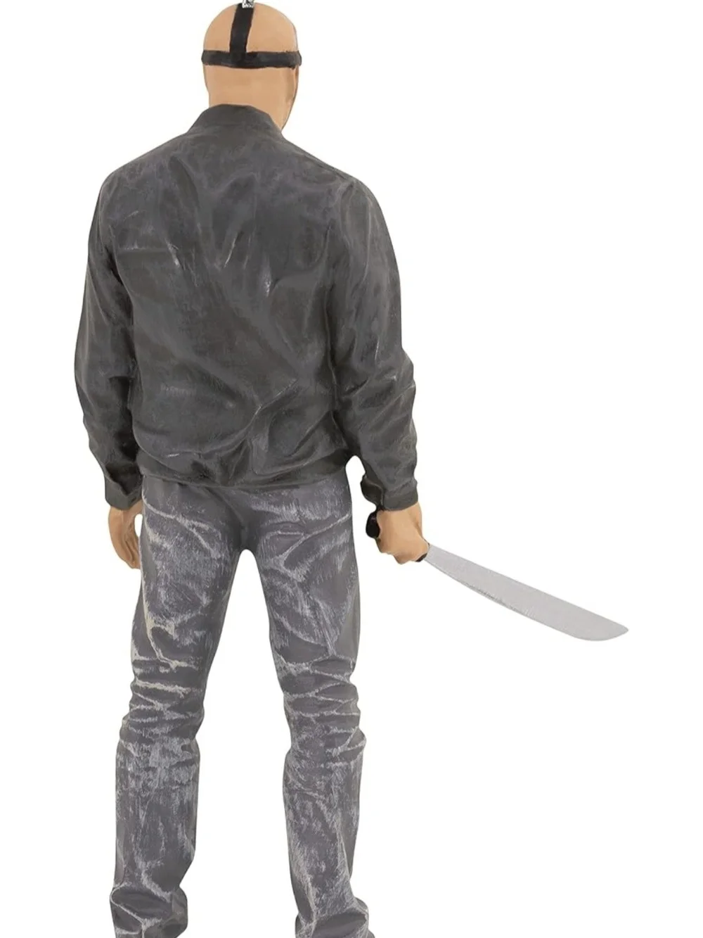 Two Holiday Horror Jason Masked & Acrylic Cut-Out Ornaments - Gray